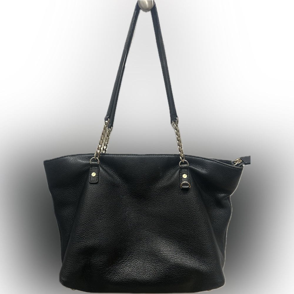 MICHAEL Michael Kors Black Leather Tote Bag - Picture 2 of 13
